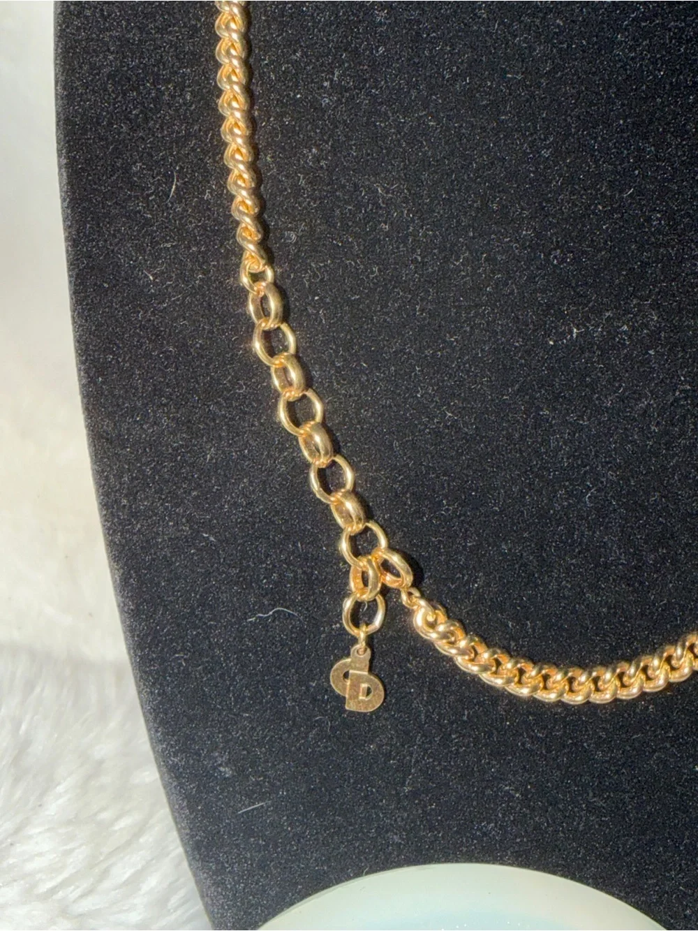 Dior Gold-Tone Chain Necklace-AMAZING CONDITION